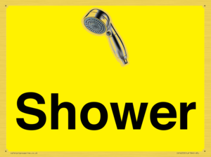 Shower Dementia Friendly Yellow 